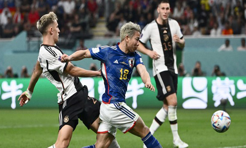 Đức và Nhật đối đầu lần thứ 3 tại World Cup 2022